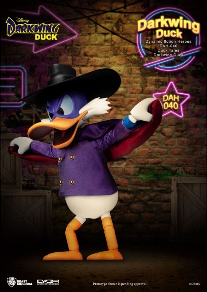 Beast Kingdom Dynamic Action Heroes DAH-040 Ducktales : Darkwing Duck