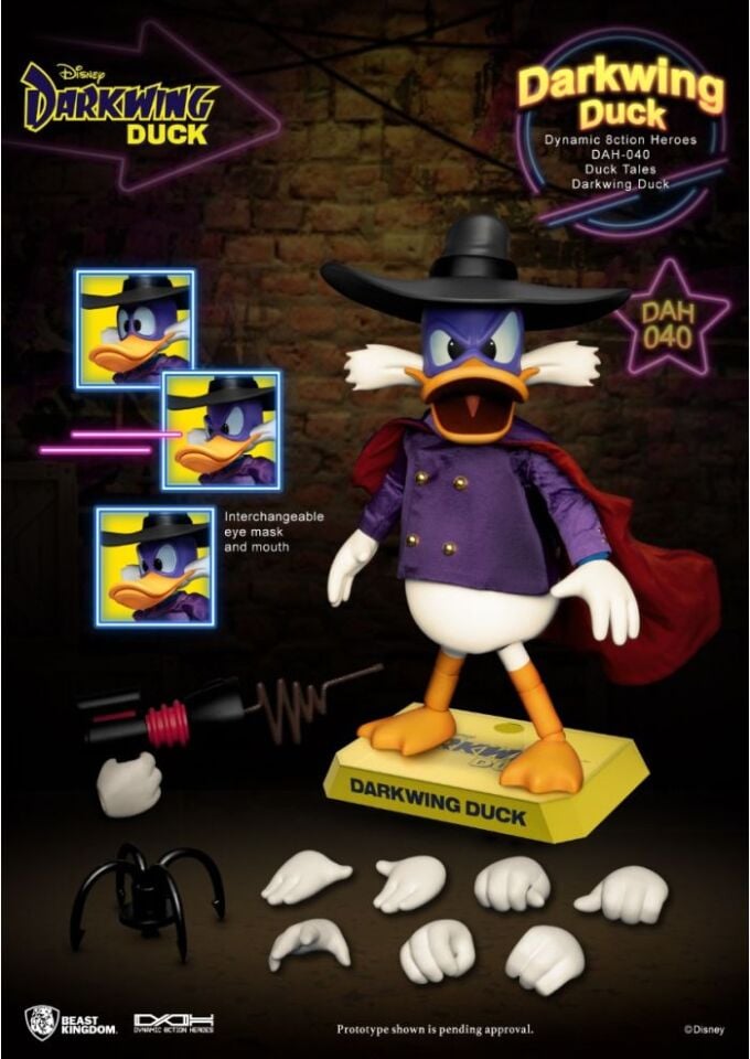 Beast Kingdom Dynamic Action Heroes DAH-040 Ducktales : Darkwing Duck