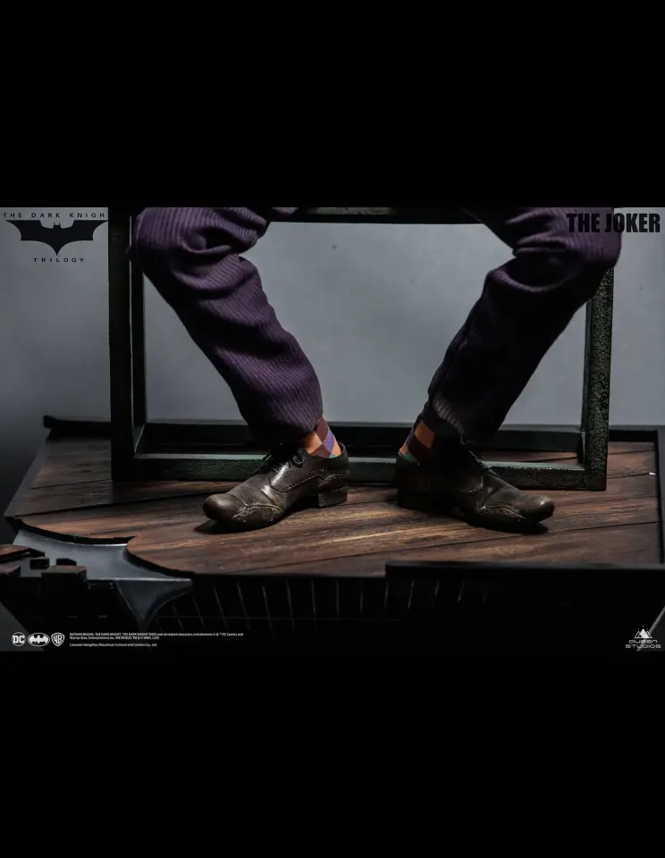 Heath Ledger Joker 1:3 Statue Rooted Hair Version by Queen Studios