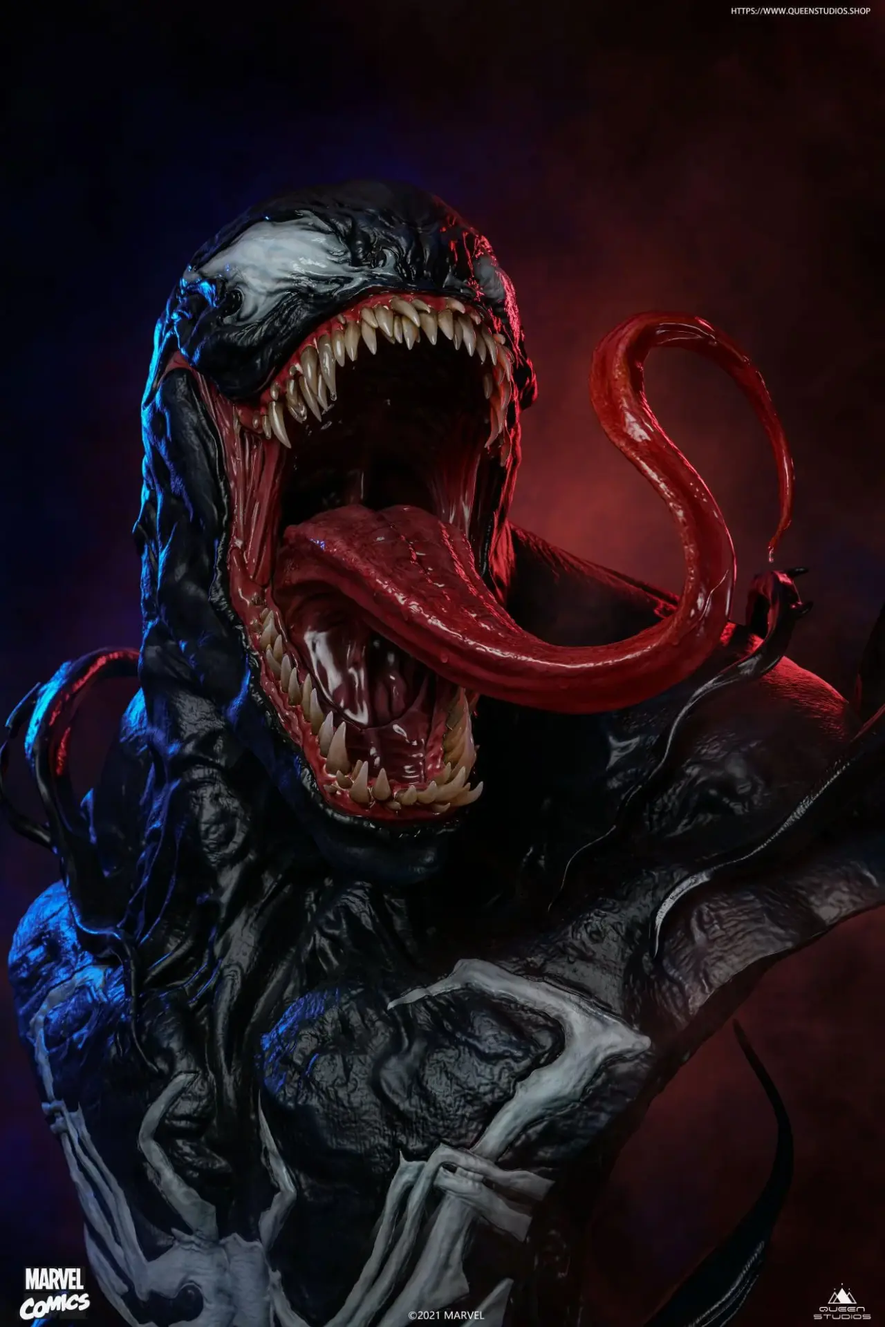 Statue Queen Studios Venom Life Size Bust