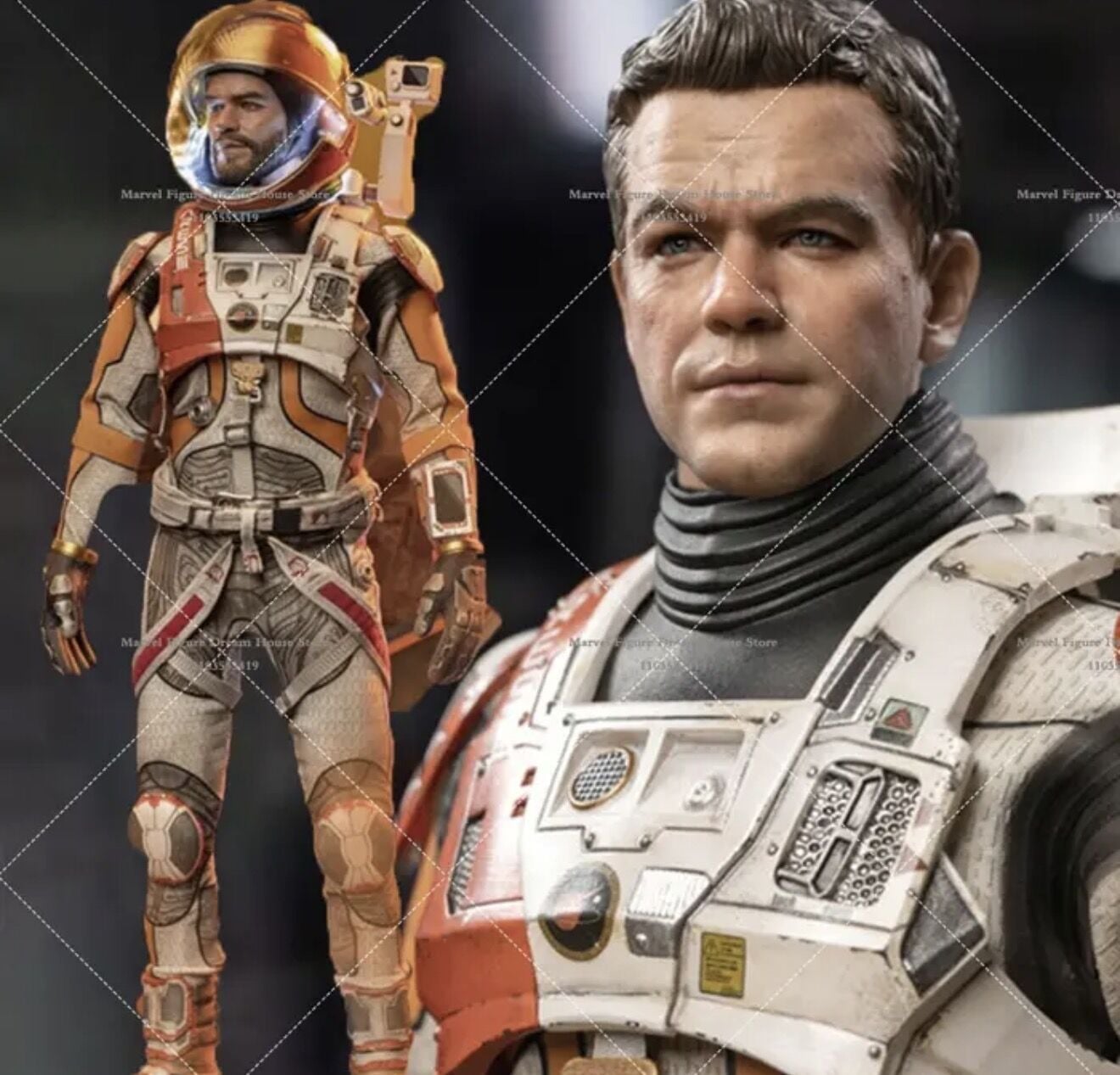 Premier Toys 1/6 Scale Collectible MARS RESCUE Matt Damon