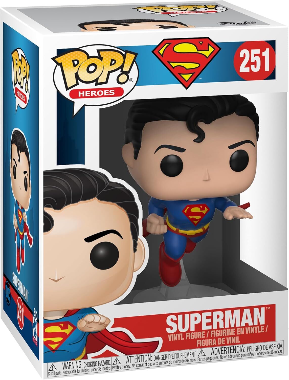 Funko Pop Superman #251 – 80th Anniversary DC Specialty Series Exclusive