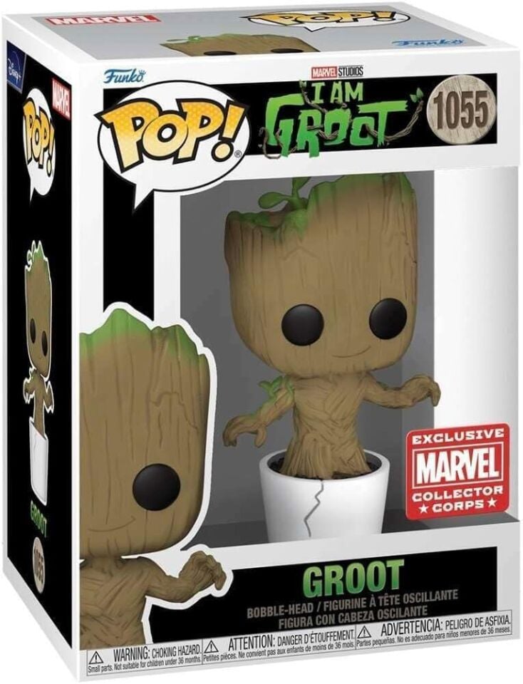 Funko Pop Groot #1055 Marvel Collector Corps Exclusive Disney