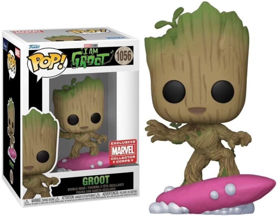 Funko Pop Groot #1056 Marvel Collector Corps Exclusive Disney+ I am Groot