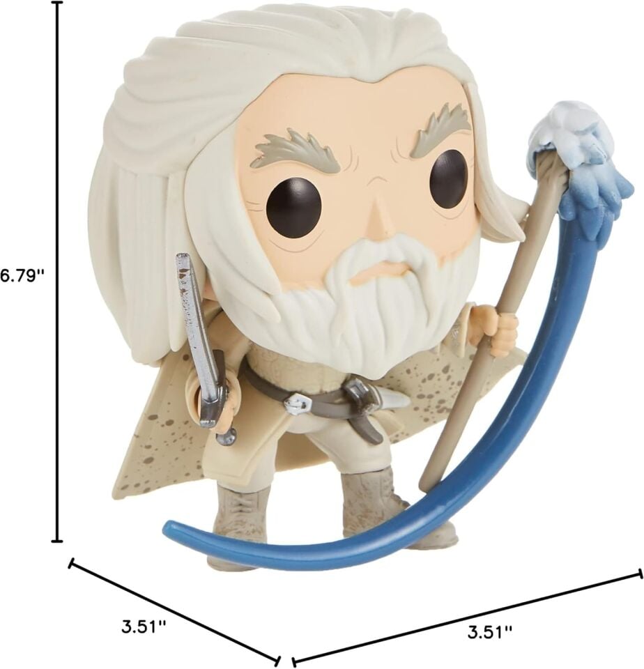 Funko The Lord Of The Rings Gandalf The White 1203 (Glows in the dark Special Edition)