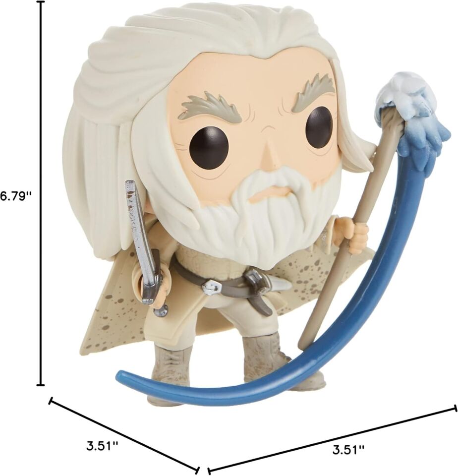 Funko The Lord Of The Rings Gandalf The White 1203 (Glows in the dark Special Edition)