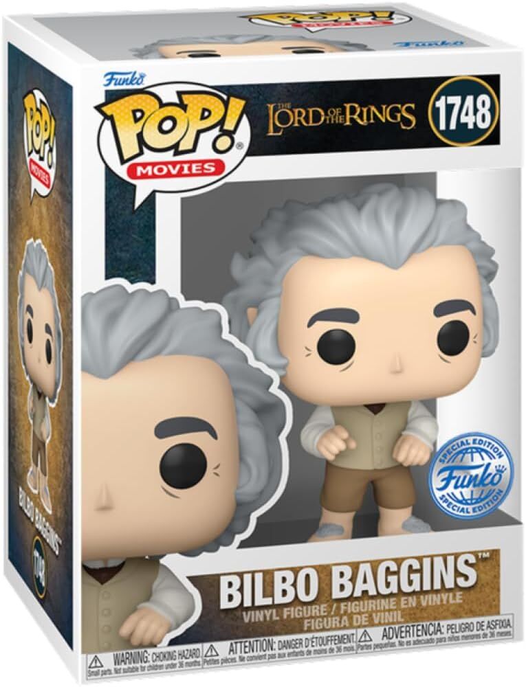 Funko Pop! Lord of The Rings 1748 Bilbo Baggins Exclusive