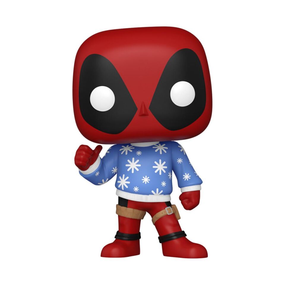 Funko Pop! Marvel: Holiday Deadpool Swtr No:1283 Bobble Head