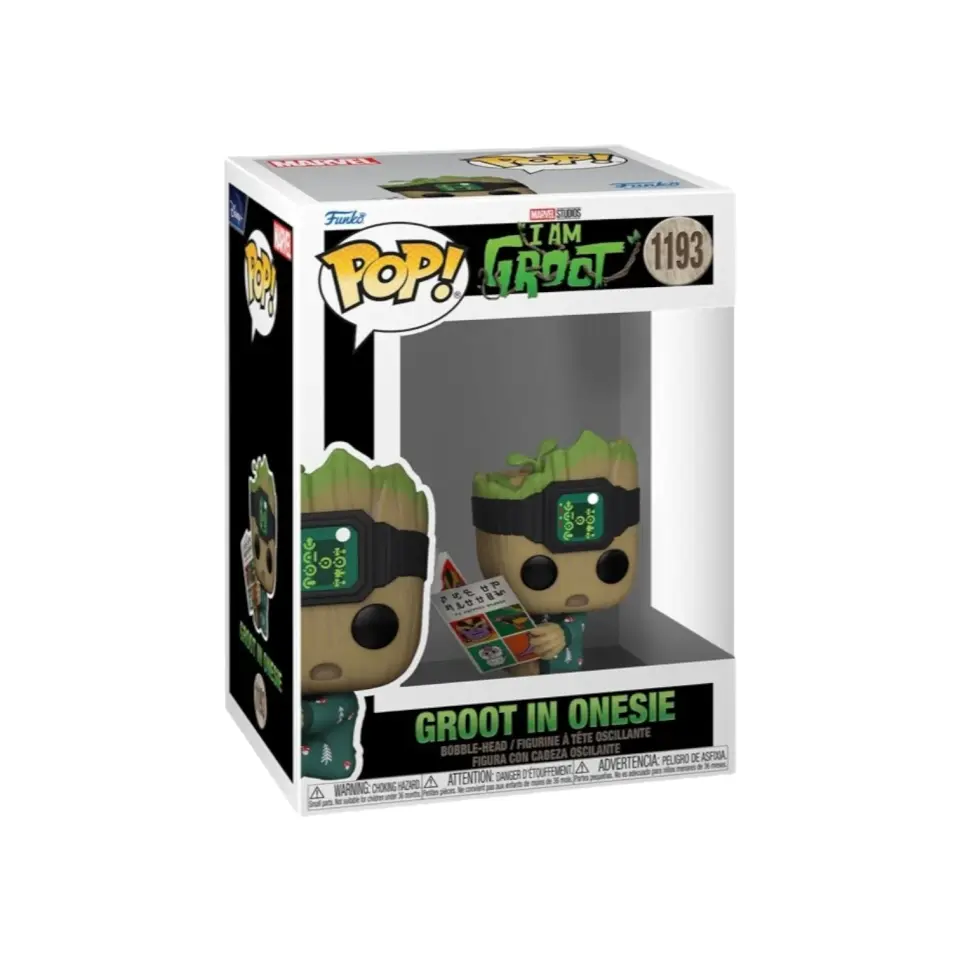 Funko I Am Groot POP! Marvel Groot in Onesie Vinyl Figure #1193 [With Book]