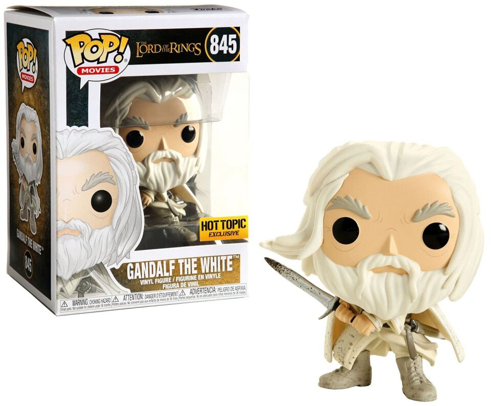 Funko Pop! Movies The Lord of the Rings Gandalf The White Hot Topic Exclusive Figure #845
