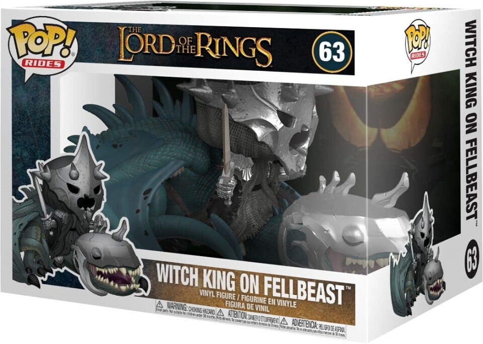 Funko Pop The Lord Of The Rings Witch King On Fell Beast #63