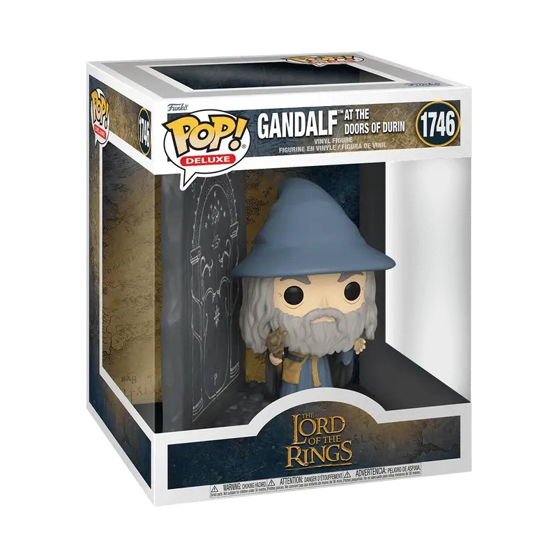 FUNKO LORD OF THE RİNGS Deluxe Gandalf with Doors of Durin 1746