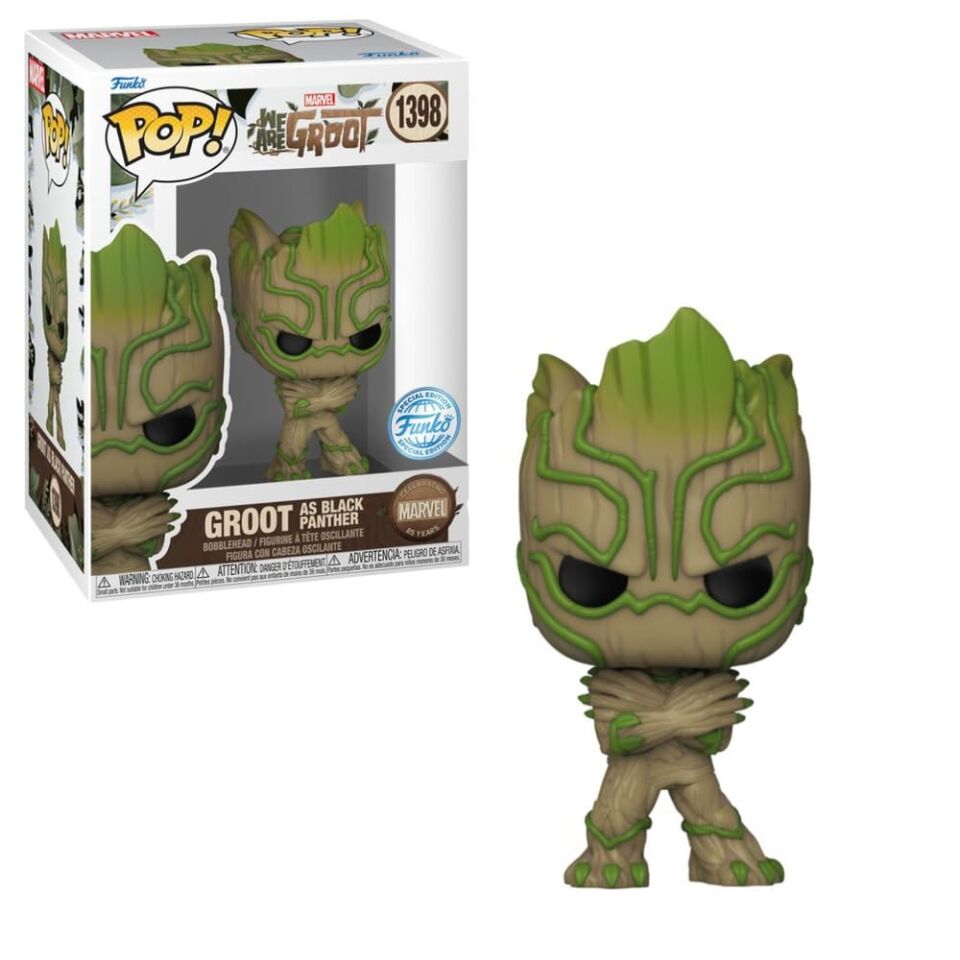 MARVEL Pop! Groot as Black Panther