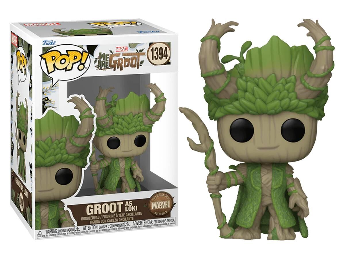 Funko Pop Marvel We Are Groot – Groot As Loki No:1394
