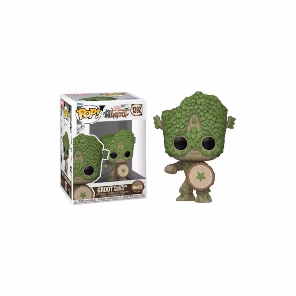 Funko Pop Marvel We Are Groot – Captain America No:1392