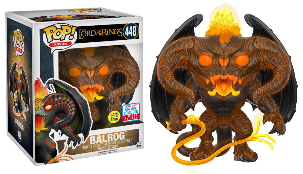 Funko Pop! Vinyl 6 in: The Lord of the Rings - Balrog - (Glow)