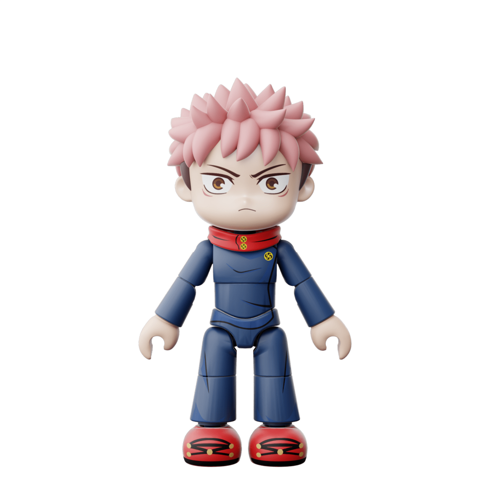 Puremind Jujutsu Kaisen Flexifigs Total Assault Buildable Figures Blind Box (1pc)