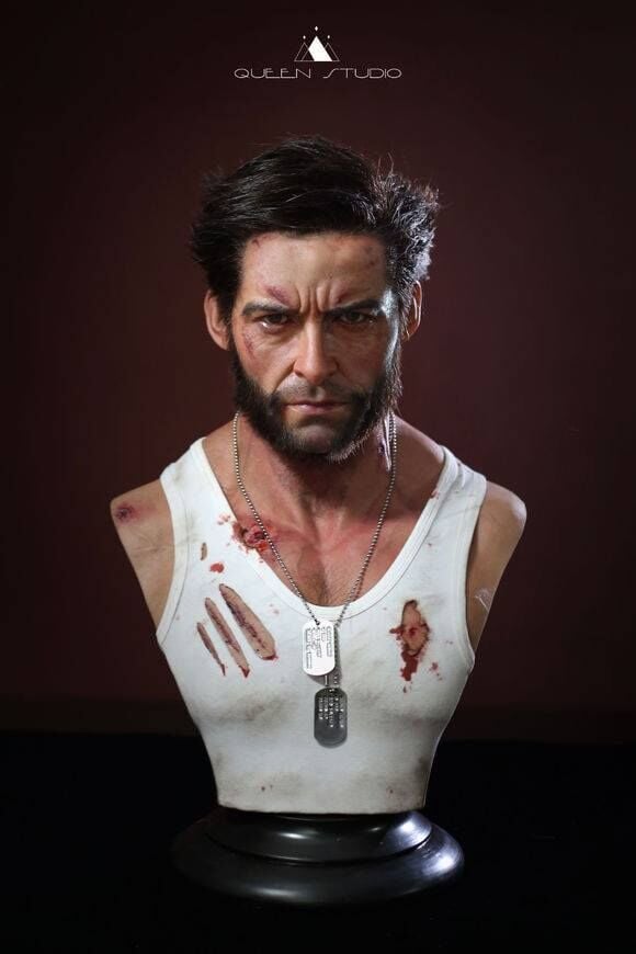 Wolverine 1:1 Bust & Arm by Queen Studios Collectibles