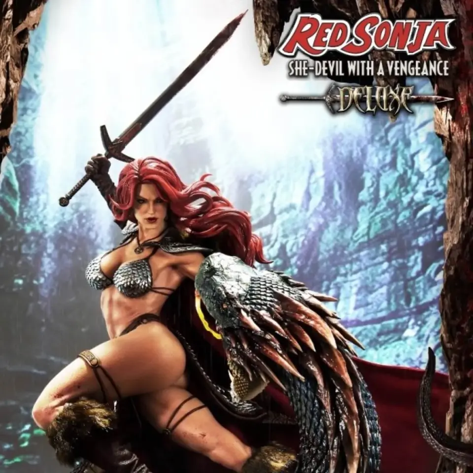 Red Sonja: Deluxe She-Devil with a Vengeance Statue