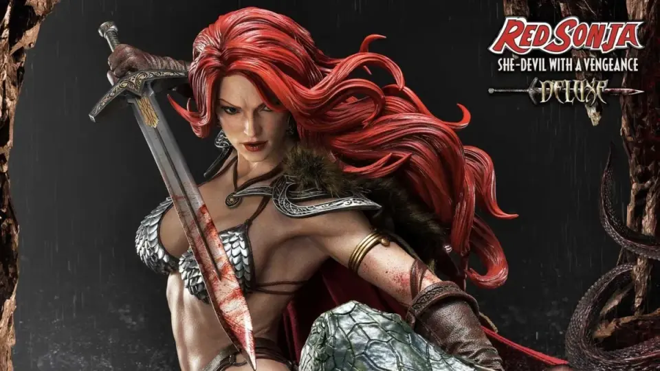 Red Sonja: Deluxe She-Devil with a Vengeance Statue