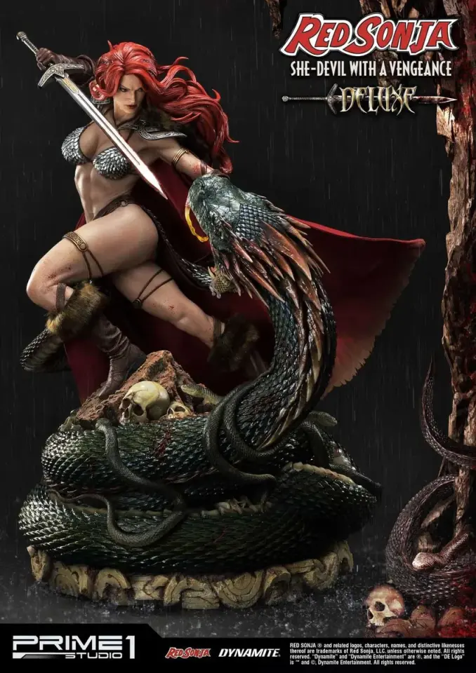 Red Sonja: Deluxe She-Devil with a Vengeance Statue