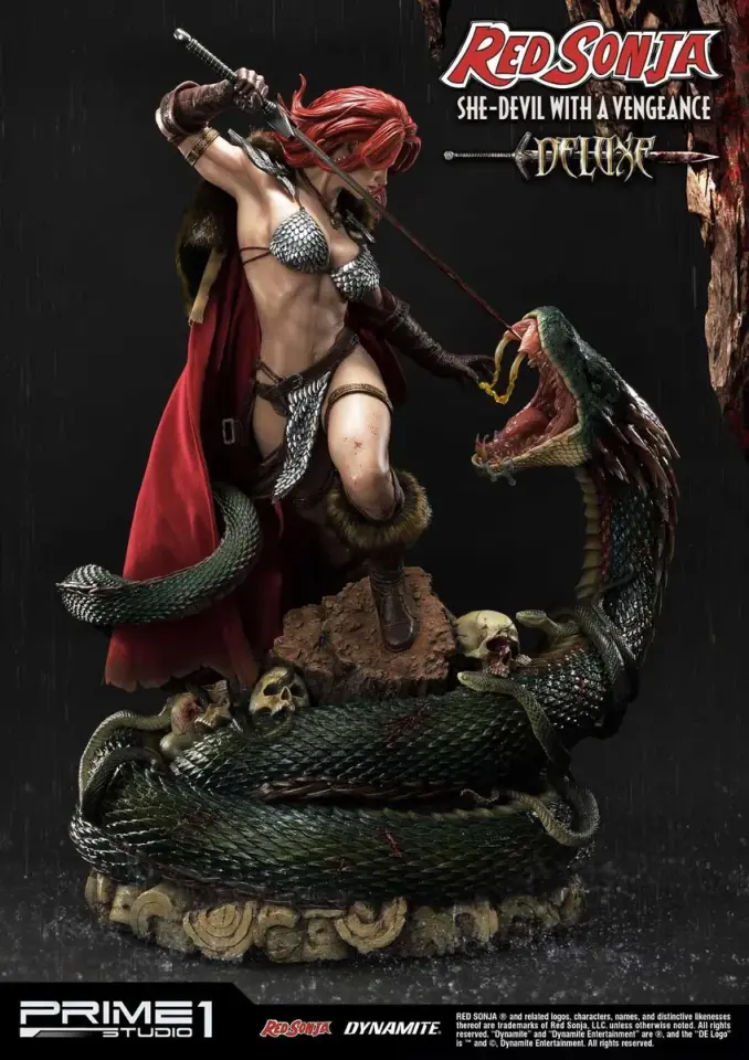 Red Sonja: Deluxe She-Devil with a Vengeance Statue