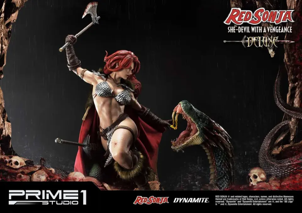 Red Sonja: Deluxe She-Devil with a Vengeance Statue