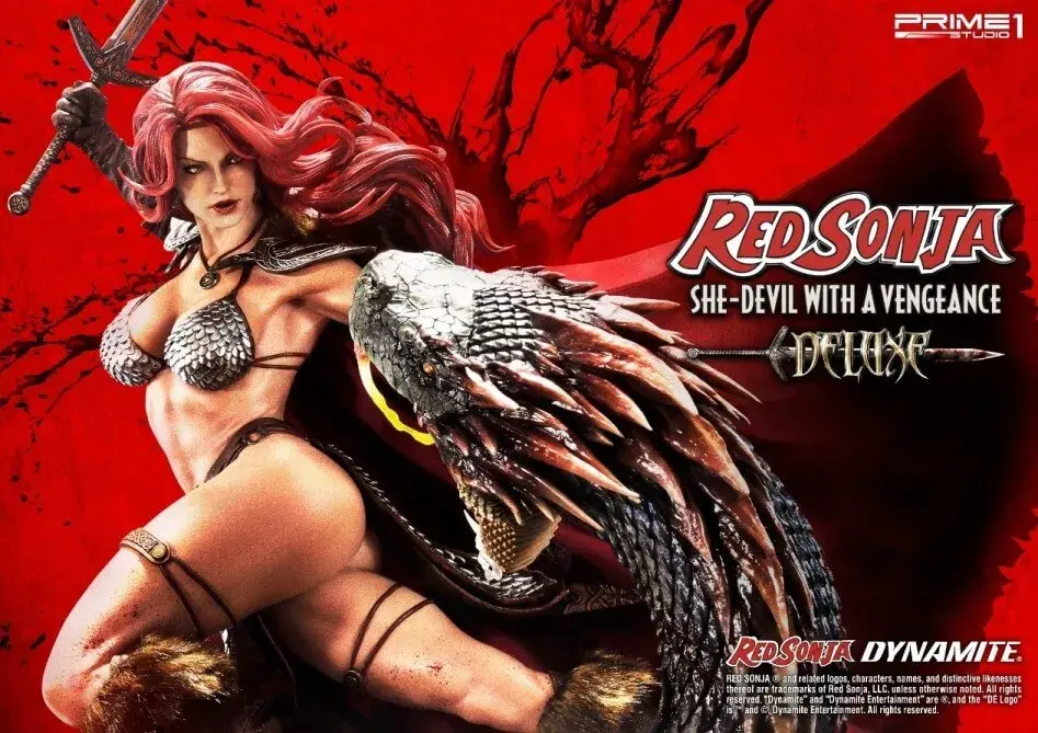 Red Sonja: Deluxe She-Devil with a Vengeance Statue