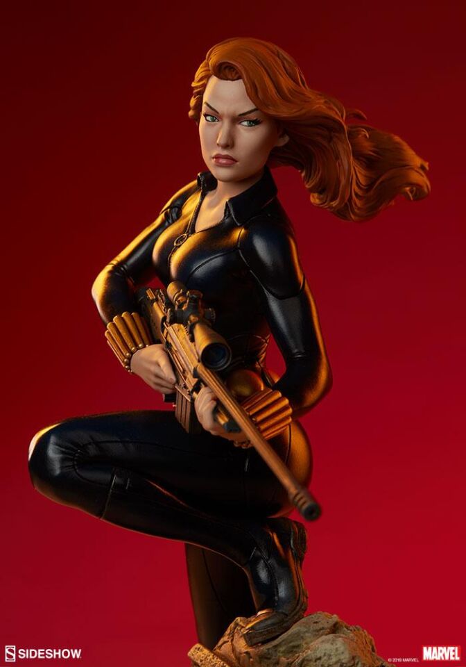 Black Widow Avengers Assemble Statue
