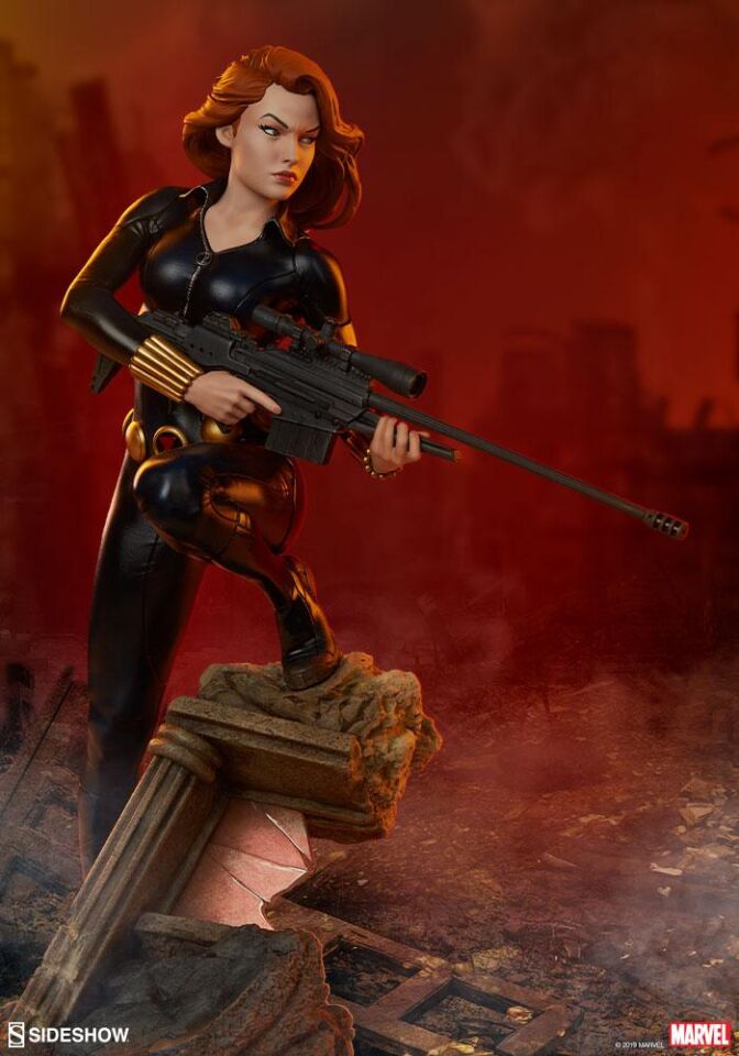Black Widow Avengers Assemble Statue