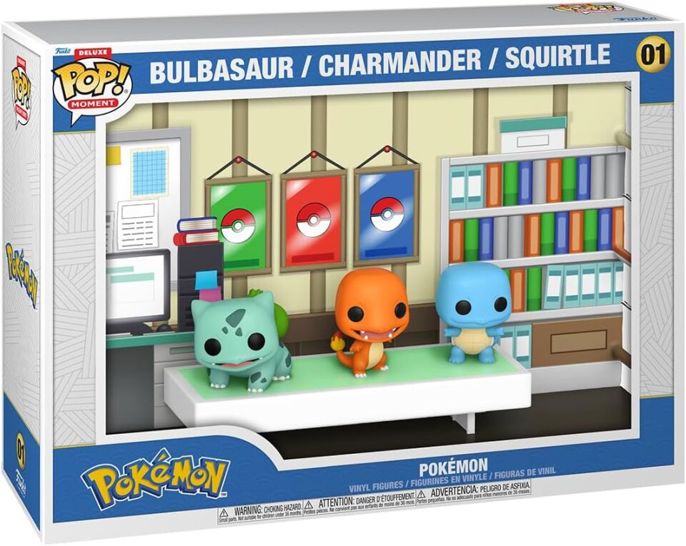 Pokemon Starters 3 Pack POP Figure