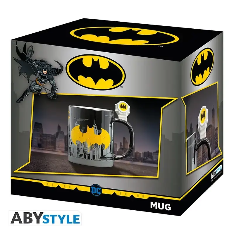 DC COMICS - Mug 3D handle - Bat-Signal & Batman