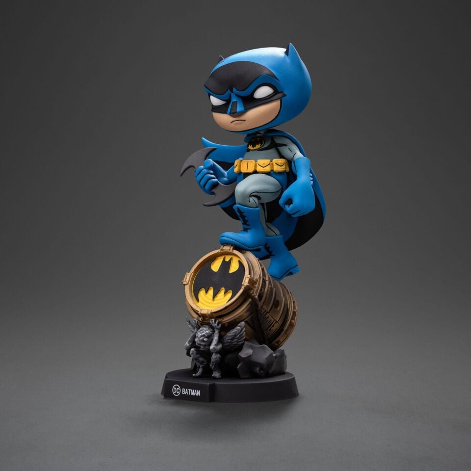 Batman on Bat-Signal (Blue Variant) Mini Co. Figure