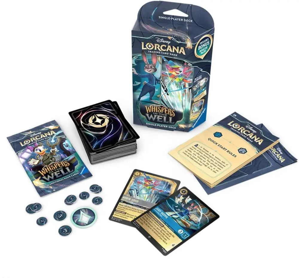 Disney Lorcana Whispers in the Well Starter Deck (Sapphire Steel)