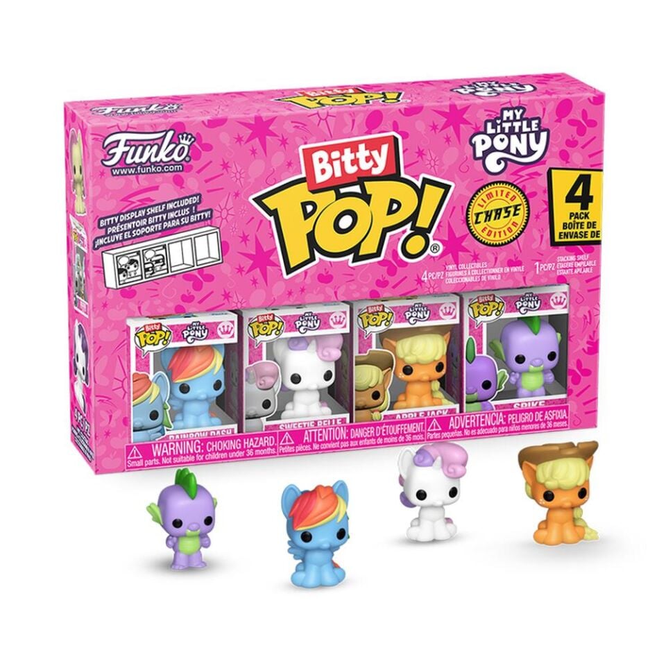 My Little Pony Rainbow Dash Bitty 4-Pack Mini POP Figure
