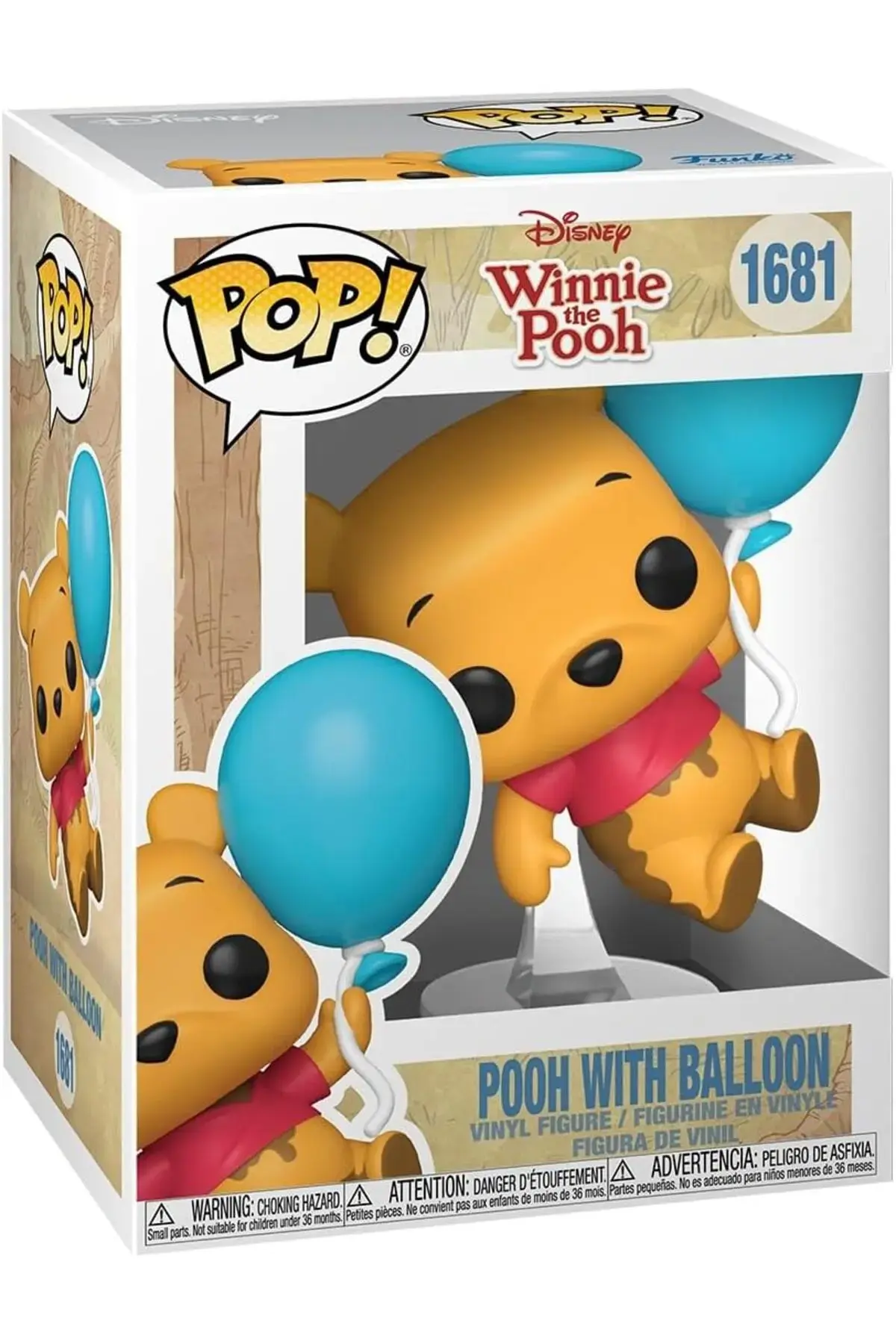 Winnie The Pooh Pooh with Balloon POP Figure