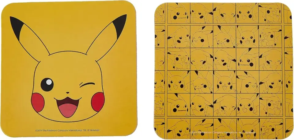 POKEMON - Pck Glass XXL + Mug + 2 Coasters ''Pikachu''