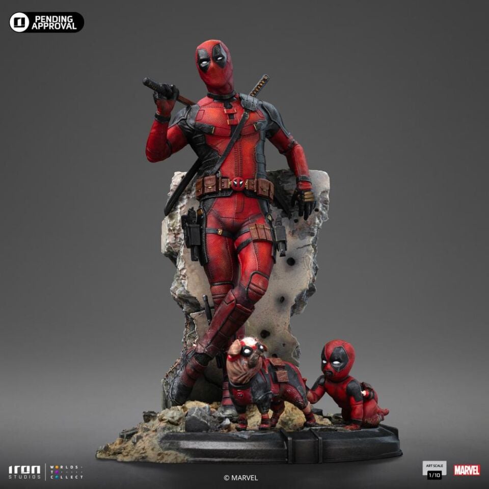 D&W Deadpool 1:10 Scale Statue