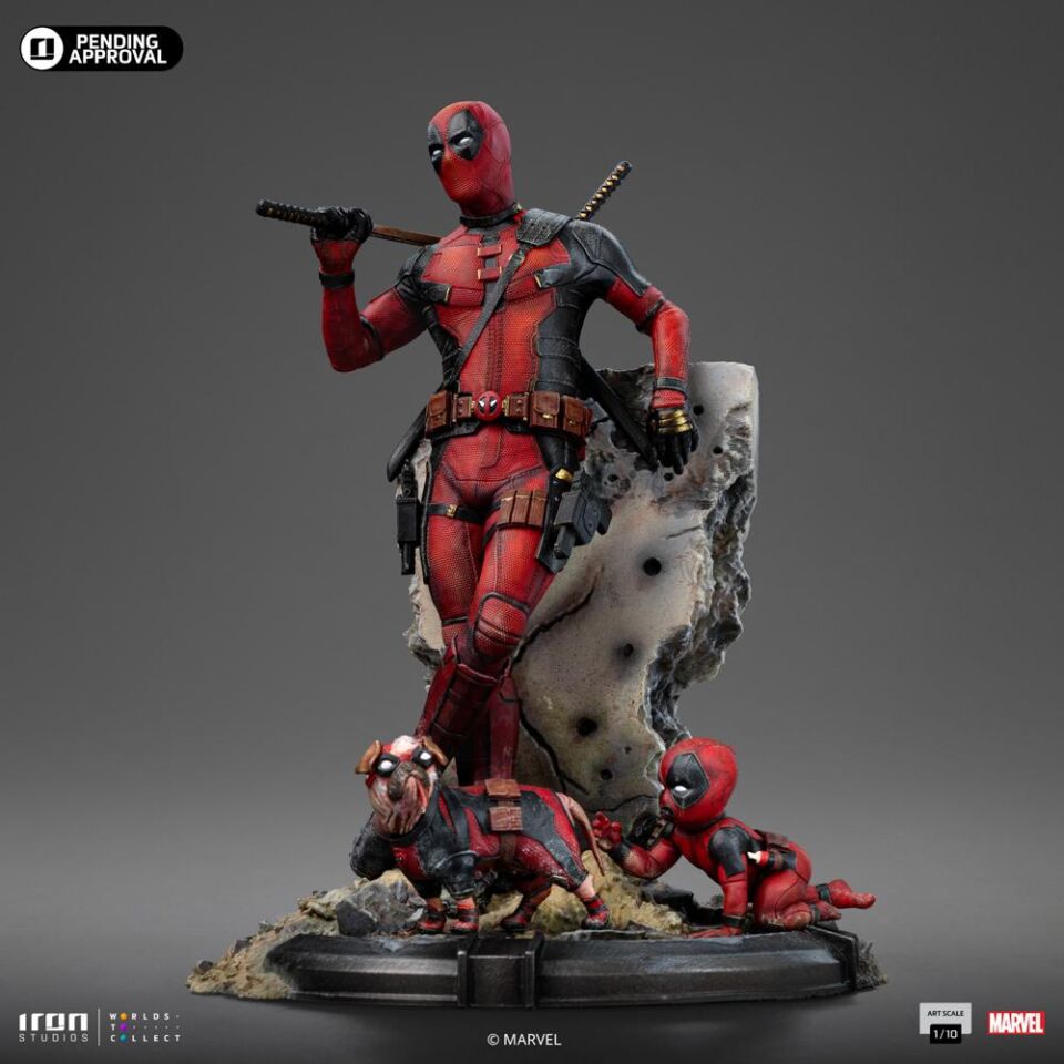 D&W Deadpool 1:10 Scale Statue