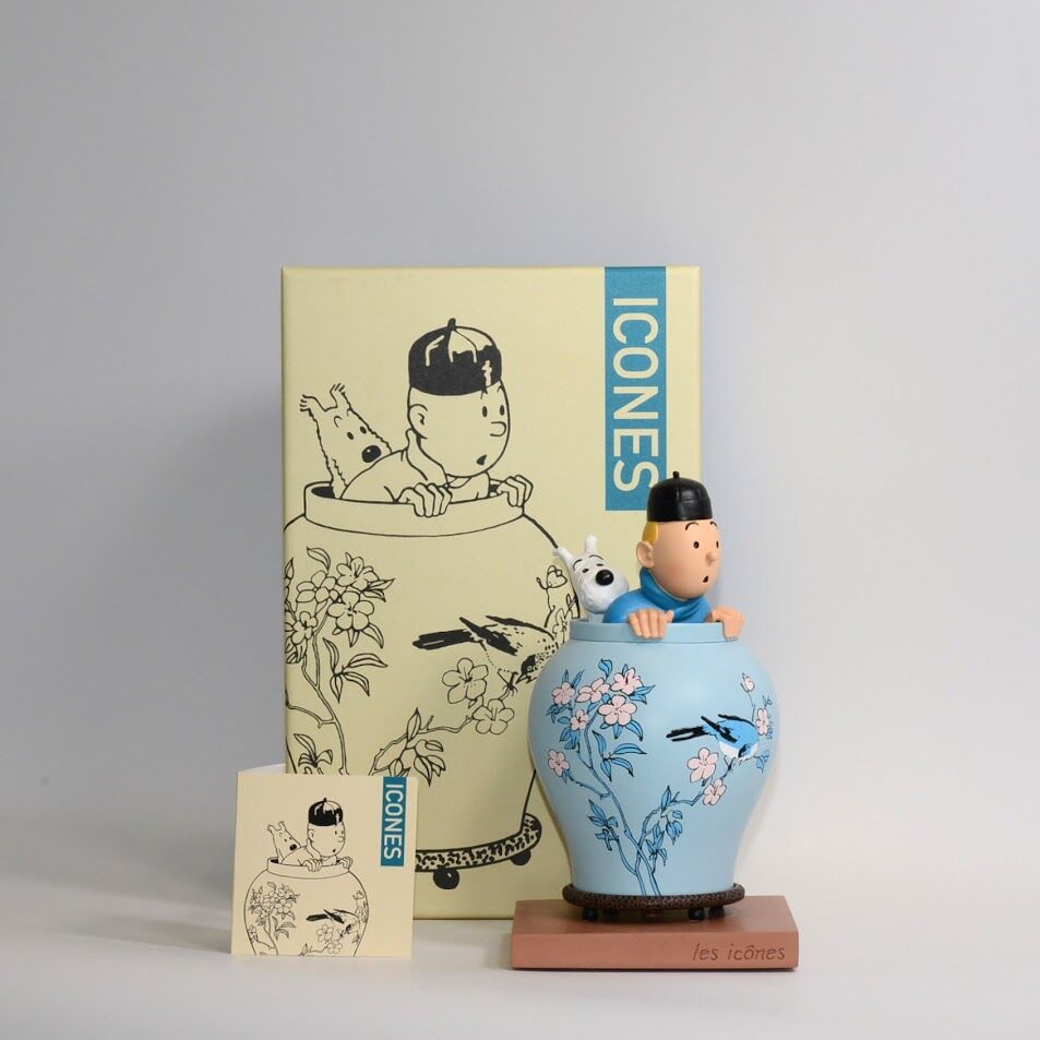 TINTIN – LES ICÔNES – THE BLUE LOTUS JAR – LIMITED EDITION – 46401