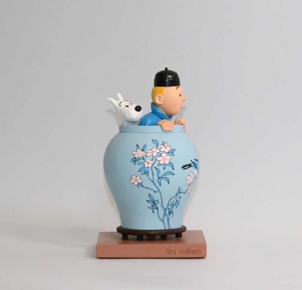 TINTIN – LES ICÔNES – THE BLUE LOTUS JAR – LIMITED EDITION – 46401