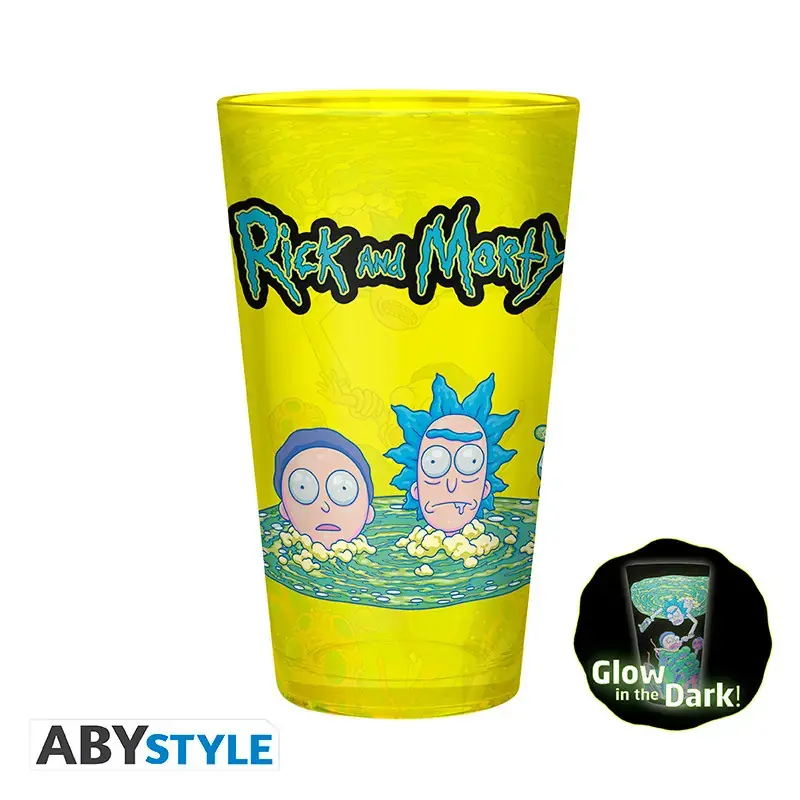 RICK AND MORTY - Pck Glass XXL +Mug+ 2 Coasters''Pattern''