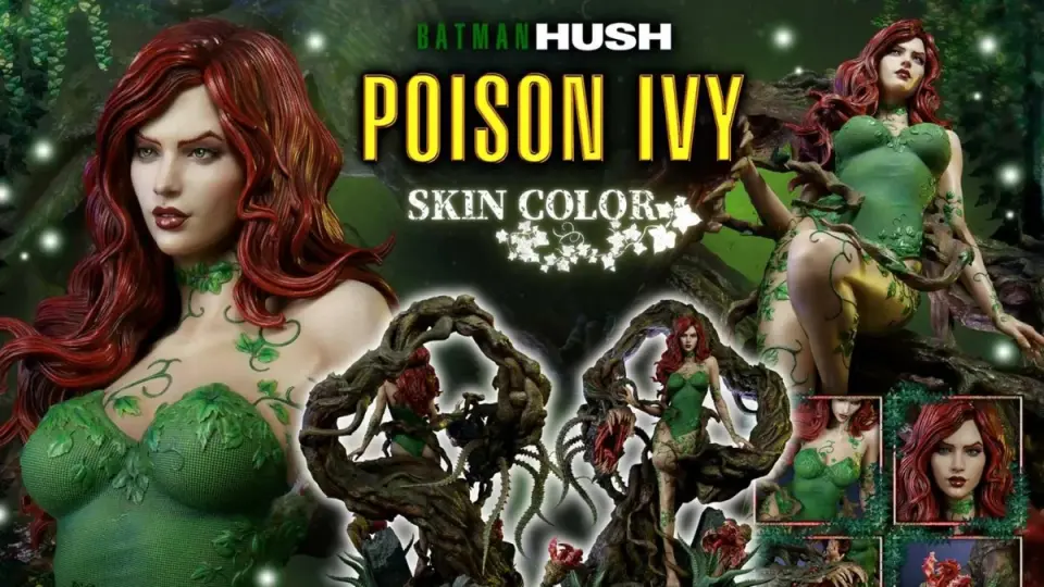 Batman: Hush (Comics) Poison Ivy Skin Color