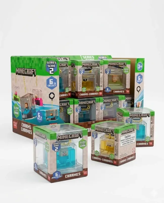 Minecraft Charms Anahtarlık-Çanta Süsü