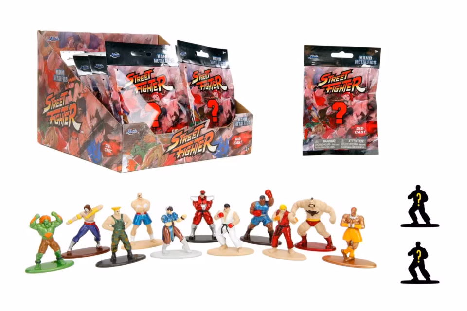 Jada Street Fighter Sürpriz Paket Nano Koleksiyon Figürleri