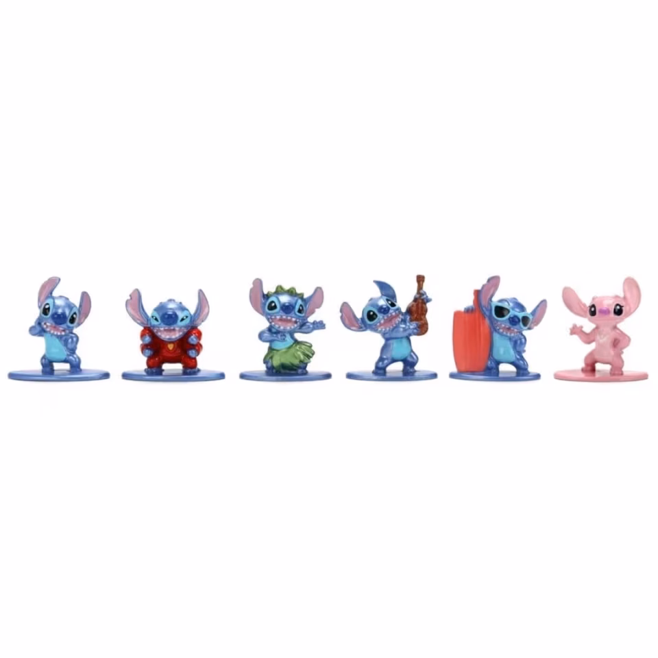 Jada Stitch Nano 6'lı Diorama Figür Paketi