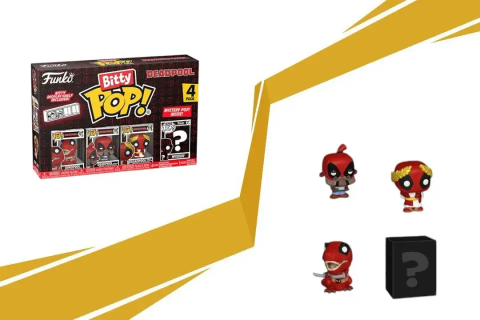 Deadpool Dinopool Bitty 4-Pack Mini POP Figure