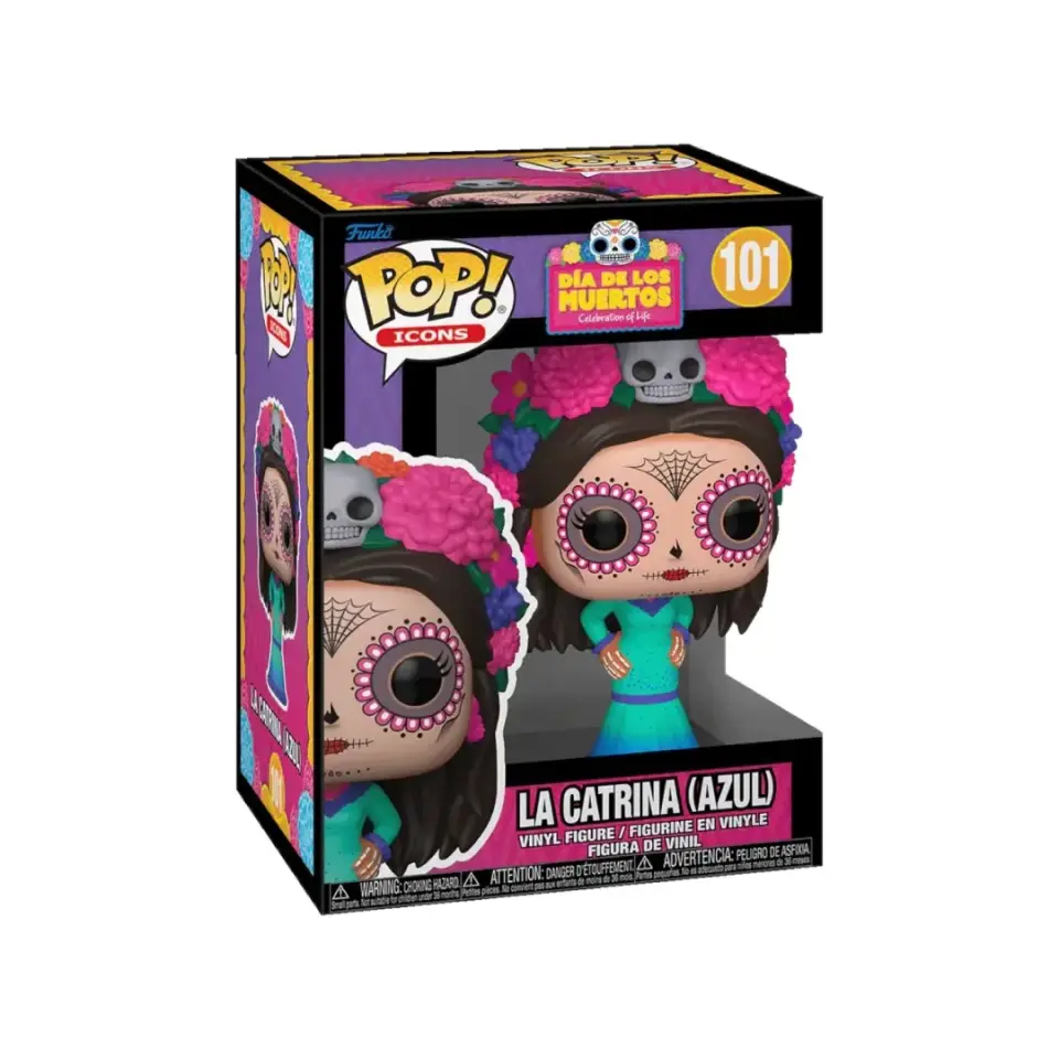 Dia de Los Muertos La Catrina Azul POP Figure
