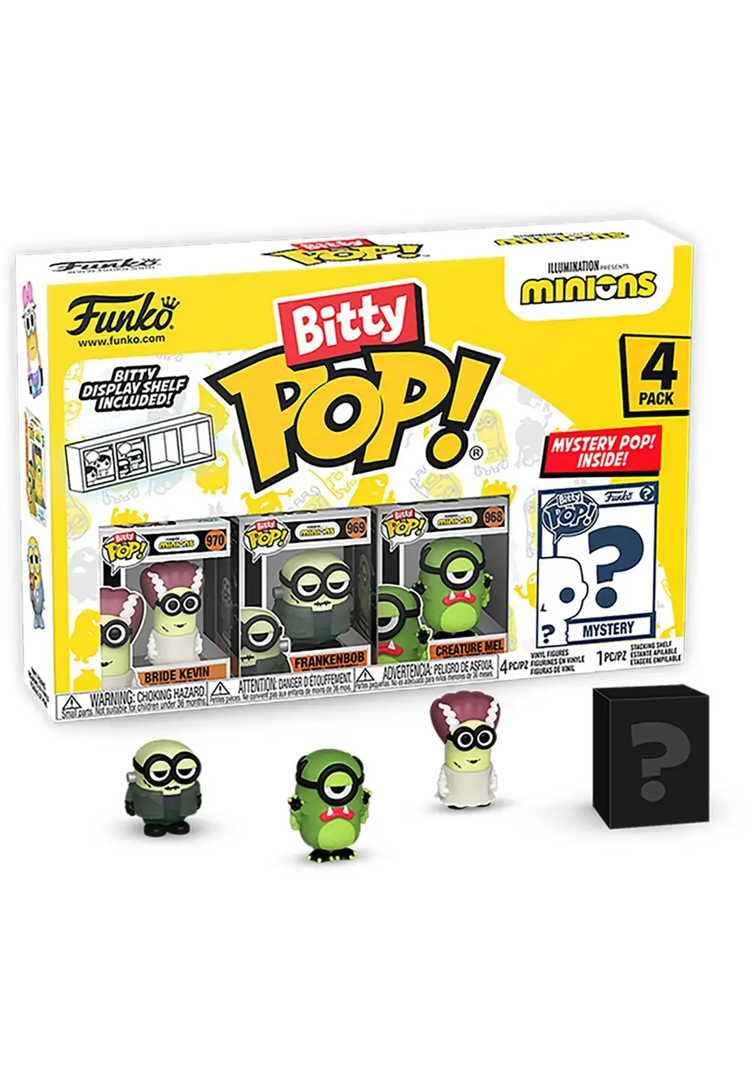 Funko Bitty POP! 4’lü Paket Minions – Franken Bob