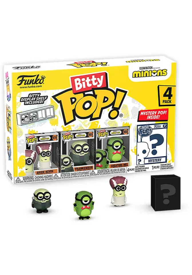 Funko Bitty POP! 4’lü Paket Minions – Franken Bob